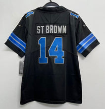 Amon-Ra ST Brown YOUTH KIDS Detroit Lions Official NFL Nike Jersey black