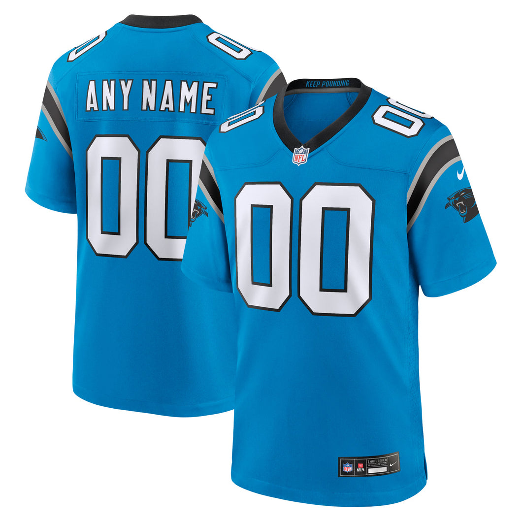 Any name & Number Carolina Panthers Official NFL Nike customized jersey