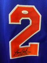 Larry Johnson New York Knicks GRANDMA autographed jersey JSA Witnessed