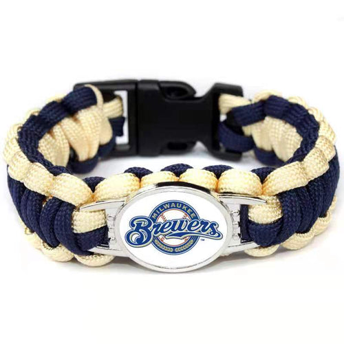 Milwaukee Brewers snap clasp bracelet
