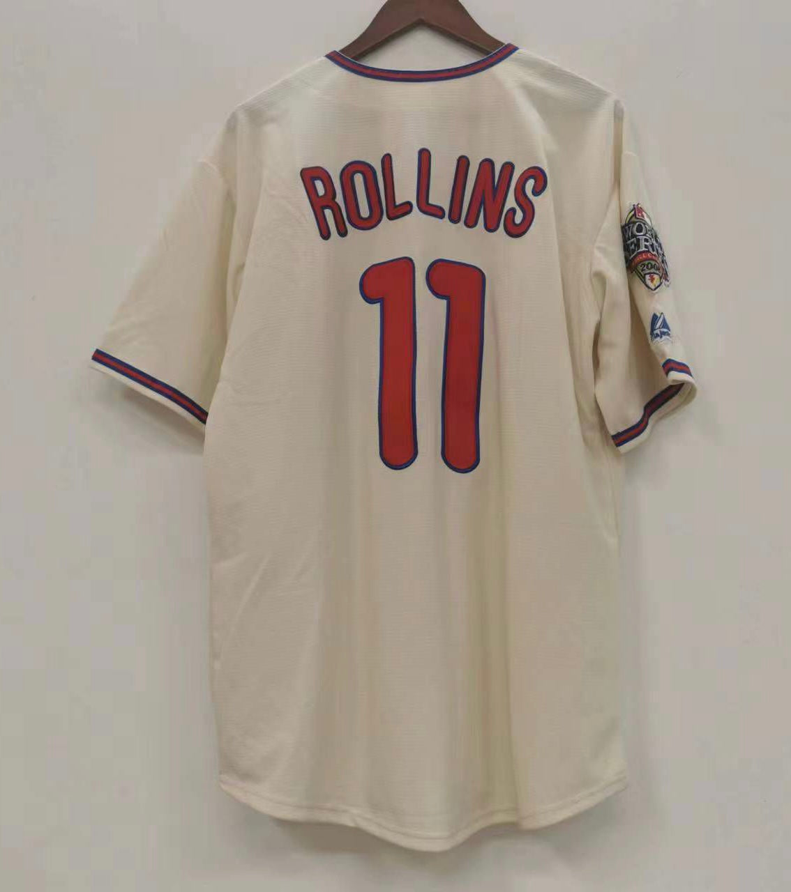 Jimmy Rollins Philadelphia Phillies Official MLB Jersey 2008 World