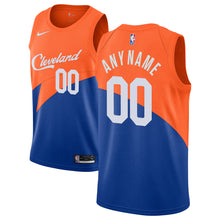 Choose Any NAME and NUMBER customized Cleveland Cavaliers Official NBA Nike Jersey blue/orange