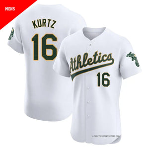 Nick Kurtz YOUTH KIDS Oakland Athletics A’s Official MLB jersey White