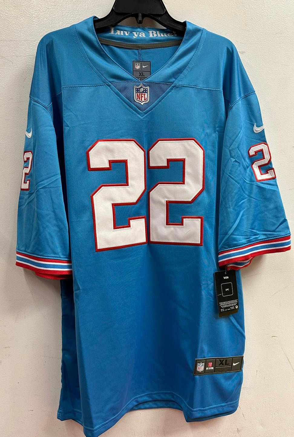 Derrick Henry Tennessee Titans Oilers Jersey light blue – Classic