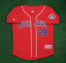 Joe Carter Toronto Blue Jays Official MLB Majestic Jersey Red