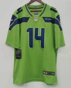 D K Metcalf Seattle Seahawks Jersey Neon green