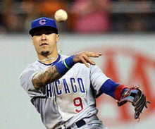 Javier Baez Chicago Cubs Official MLB Majestic Throwback Jersey gray