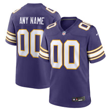 Minnesota Vikings Any Name & Number customized YOUTH KIDS Official NFL Jersey purple