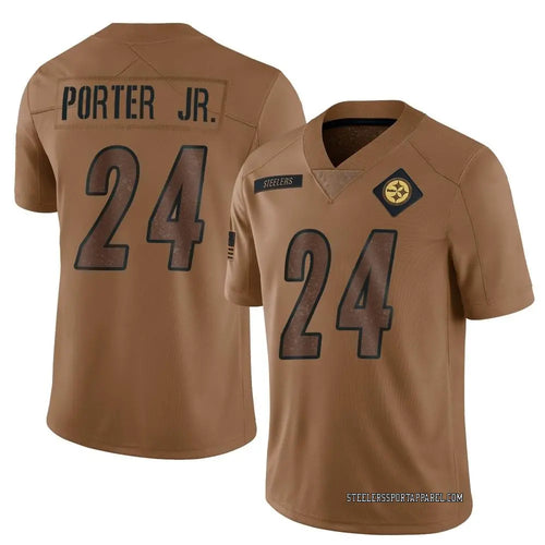 Joey Porter Jr. Youth Kids Pittsburgh Steelers Official NFL Nike Salute to Service  Jersey