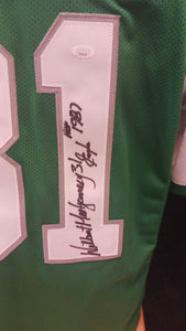 Wilbert Montgomery autographed Philadelphia Eagles Custom jersey JSA COA