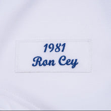 Any Name & Number Customized 1981 Los Angeles Dodgers Official MLB Mitchell & Ness jersey white