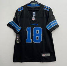 Isaac TeSlaa YOUTH KIDS Detroit Lions Official NFL Nike Jersey black