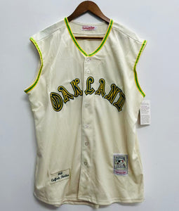 Jim Catfish Hunter Oakland A’s Athletics Jersey Mitchell & Ness