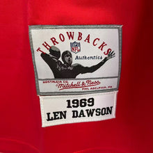 Len Dawson Kansas City Chiefs Official NFL Mitchell & Ness 3/4 sleeve Jersey