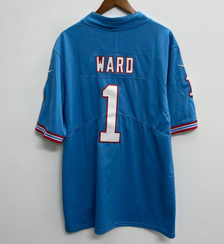 Cam Ward Tennessee Titans Oilers Official NFL Nike Throwback Jersey