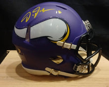 Justin Jefferson Autographed Minnesota Vikings Mini Helmet with COA