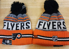 Philadelphia Flyers NHL New Era winter Hat with Pom Pom