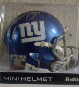 Eli Manning Autographed New York Giants Mini Helmet with COA