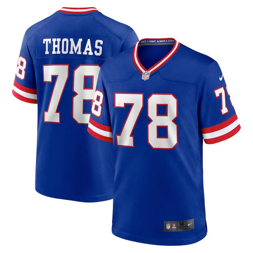 Andrew Thomas New York Giants official NFL Nike Jersey Classic blue