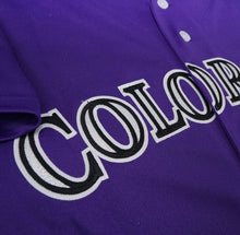 Andres Galarraga Colorado Rockies Official MLB Majestic Jersey Purple
