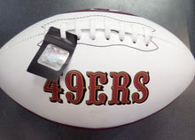 San Francisco 49ers Full Size logo Autograph Signature Football