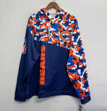 Chicago Bears color camouflage light weight hoodie