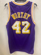 James Worthy Los Angeles Lakers autographed jersey PSA COA