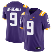 Joe Burreaux LSU Tigers YOUTH KIDS Official NCAA Nike Jersey purple