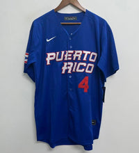 Yadier Molina Puerto Rico jersey Nike blue