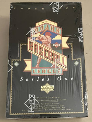 1993 Upper Deck baseball wax box 36 packs Jeter!