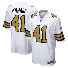 Alvin Kamara New Orleans Saints Official NFL Nike Jersey white