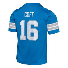 Jared Goff YOUTH KIDS Detroit Lions Official NFL Jersey Blue