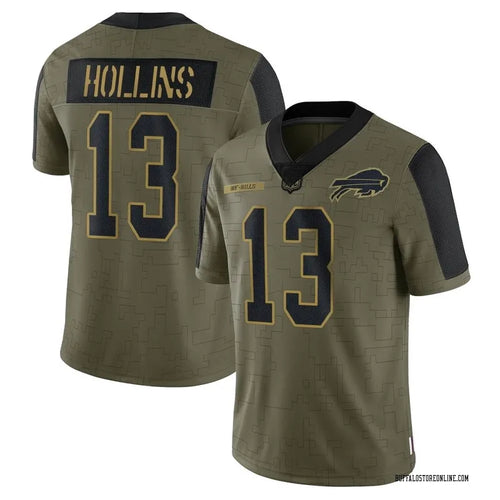 Mack Hollins Buffalo Bills NFL official Nike Salute to Service Jersey