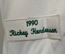 Rickey Henderson 1990 Oakland A’s Athletics Official MLB Mitchell & Ness Jersey