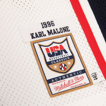 Karl Malone USA Olympic Basketball Jersey Mitchell & Ness White