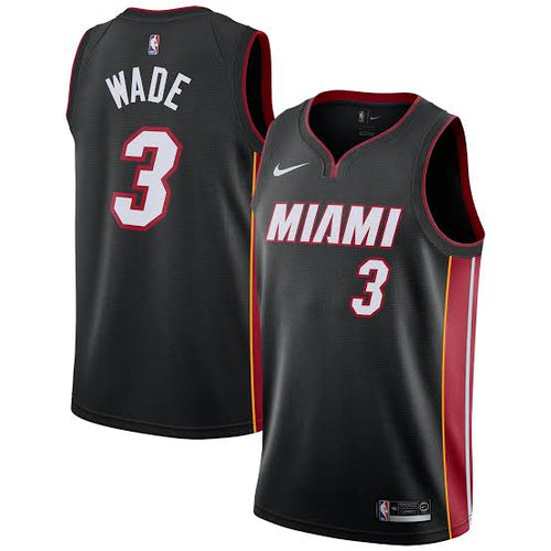 Dwyane Wade Miami Heat YOUTH KIDS Official NBA  Nike Jersey black