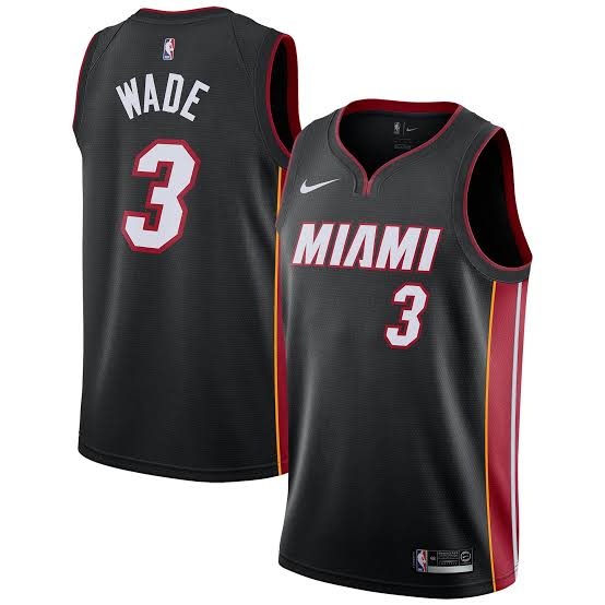 Dwyane Wade Miami Heat YOUTH KIDS Official NBA  Nike Jersey black