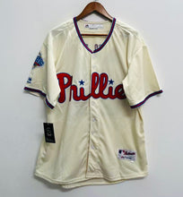 Chase Utley Philadelphia Phillies Official MLB 2008 World Series Jersey cream color