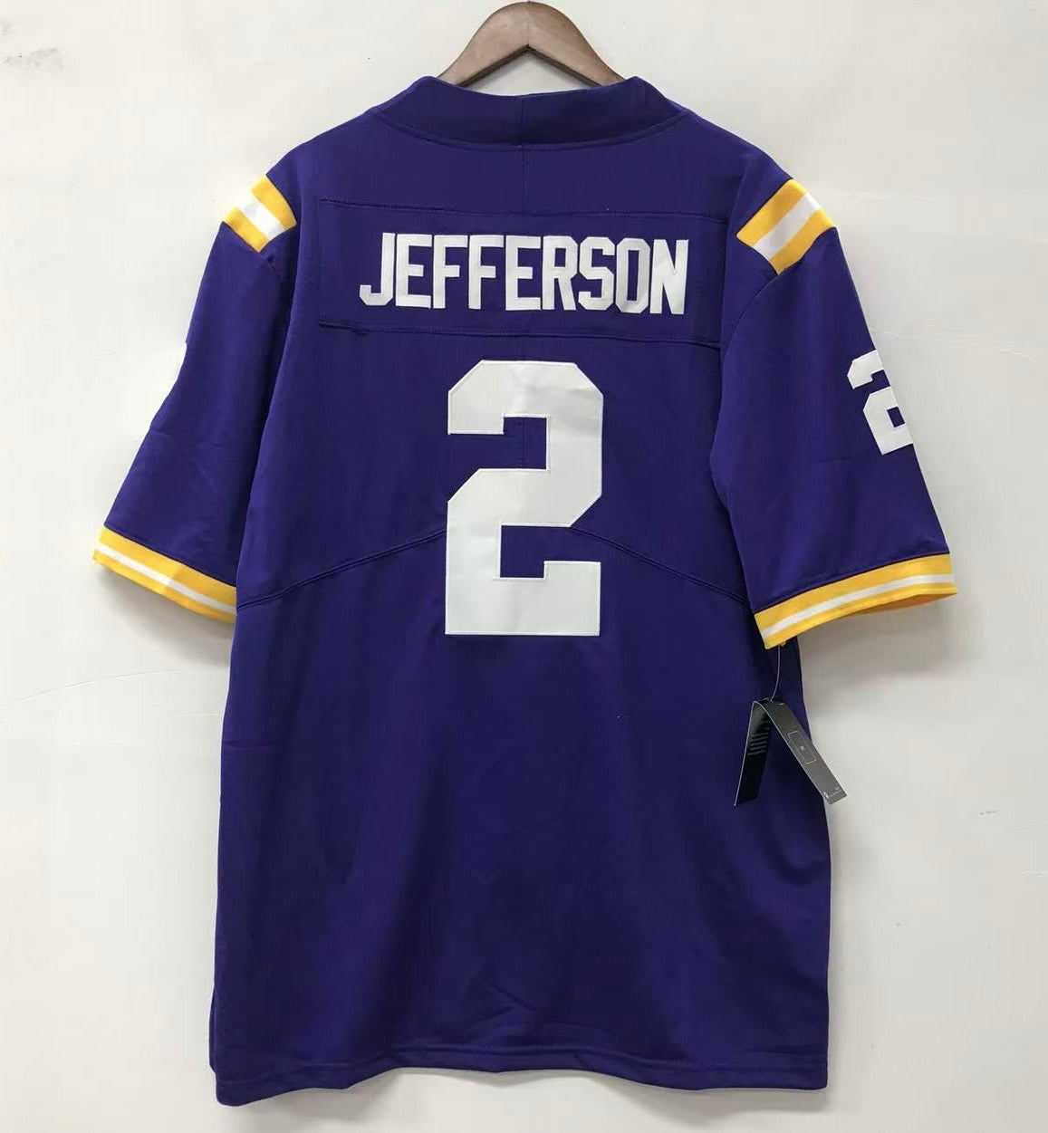 Justin Jefferson LSU Tigers Official NCAA Nike Jersey – Classic