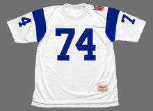 Merlin Olsen 1969 Los Angeles Rams NFL Mitchell & Ness Jersey white