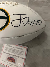 Jordan Love Autographed Green Bay Packers Football with COA