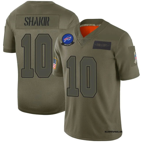 Khalil Shakir Buffalo Bills Official NFL Nike Salute to Service Jersey