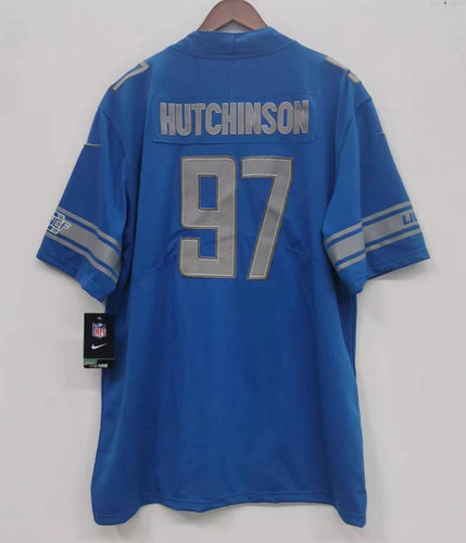 Aiden Hutchinson Detroit Lions Jersey Nike blue