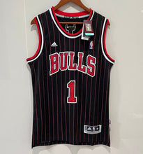 Derrick Rose Chicago Bulls Official NBA Adidas Jersey pinstripes