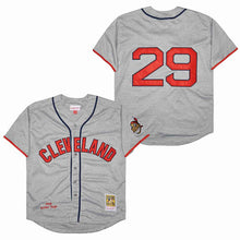 Satchel Paige Cleveland Indians Jersey Mitchell & Ness Gray