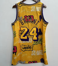 Kobe Bryant Los Angeles Lakers Graffiti Jersey made by Mitchell & Ness