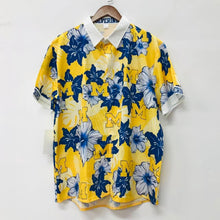 Michigan Wolverines NCAA Floral Palm shirt adult sizes