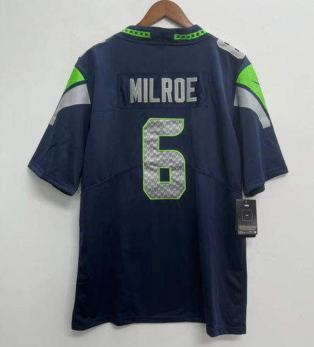 Jalen Milroe Seattle Seahawks Official NFL Nike Jersey