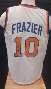 Walt Clyde Frazier New York Knicks autographed jersey Beckett COA