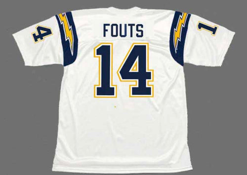 Dan Fouts San Diego Chargers Jersey Mitchell & Ness white
